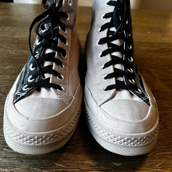 Converse Chuck 70 High Top Sneakers Light Grey Canvas Unisex Men 9 / Women 11 - Picture 6 of 10